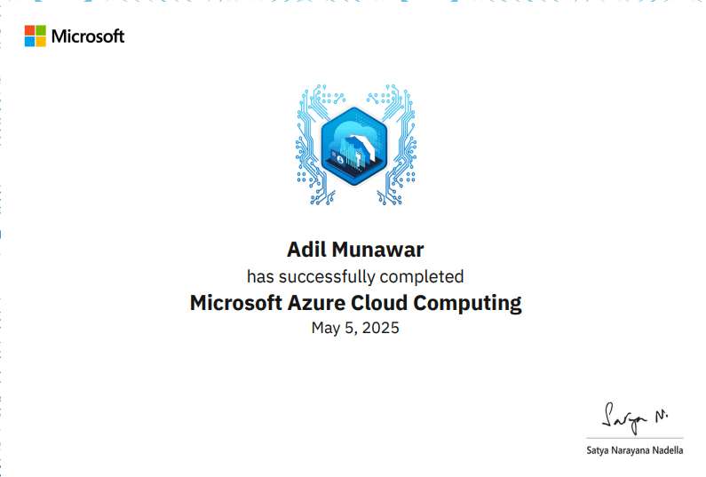 Microsoft Azure Professional Certificate
