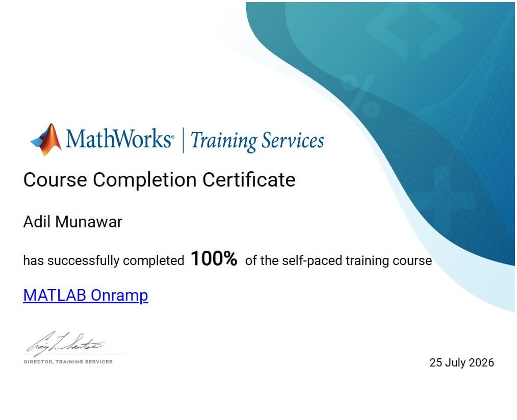 MATLAB Onramp, MathWorks